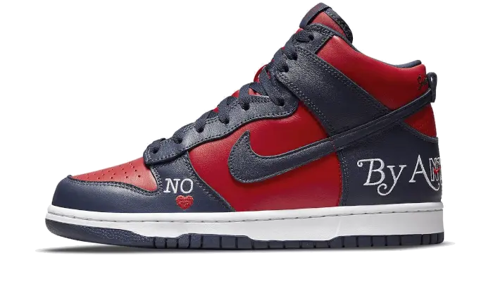 Nike SB Dunk High Supreme By Any Means Navy — Icono para tu colección