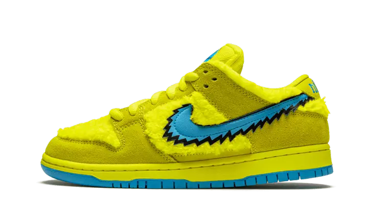 Nike SB Dunk Low Grateful Dead Bears Yellow — Ursinhos Grateful Dead em Amarelo que Quebram Esquemas