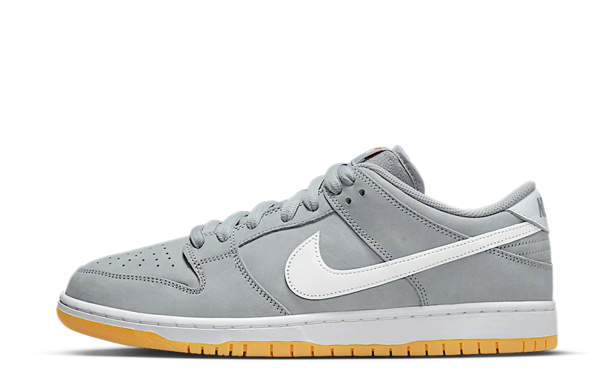 Nike SB Dunk Low Pro ISO Orange Label Wolf Grey Gum: the perfect Dunk for skateboarding and urban style