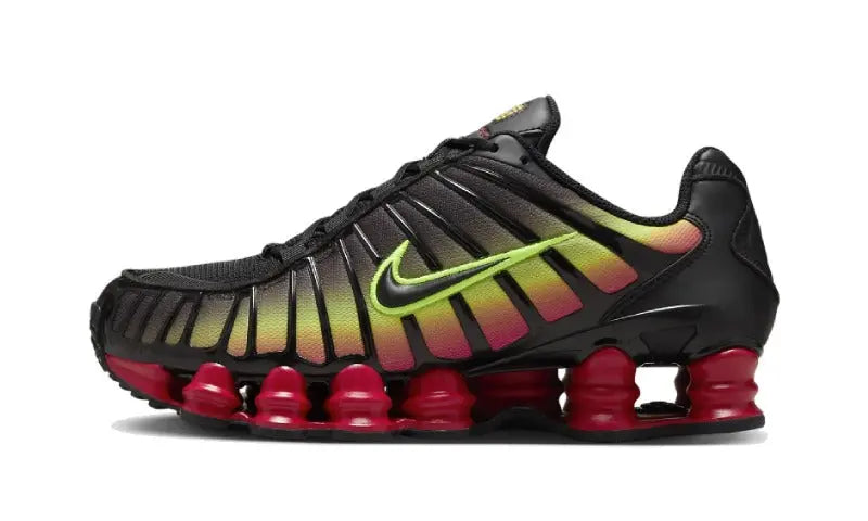 Nike Shox TL Volt Fire Red — Volt style that bounces with every step