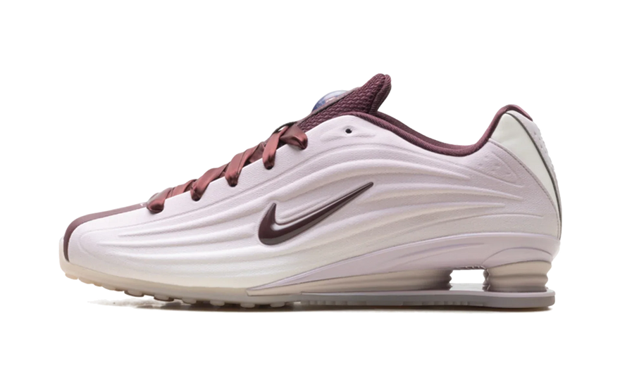 Nike Shox Z SE Particle Rose Burgundy Crush (Women's): rosa empolvado, burdeos y muelles a la vista