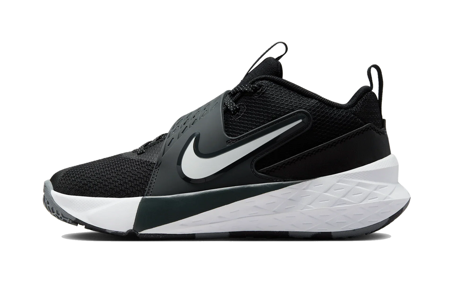 Nike Team Hustle D 12 Black Anthracite White: la zapatilla de baloncesto infantil que aguanta la pista y el recreo