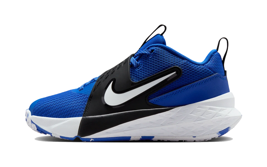 Nike Team Hustle D 12 Game Royal Black White: la zapatilla de baloncesto que los niños se ponen solos