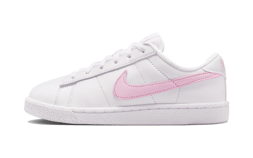 Nike Tennis Classic White Pink Foam (PS): el clásico de pista de los 80 en versión mini