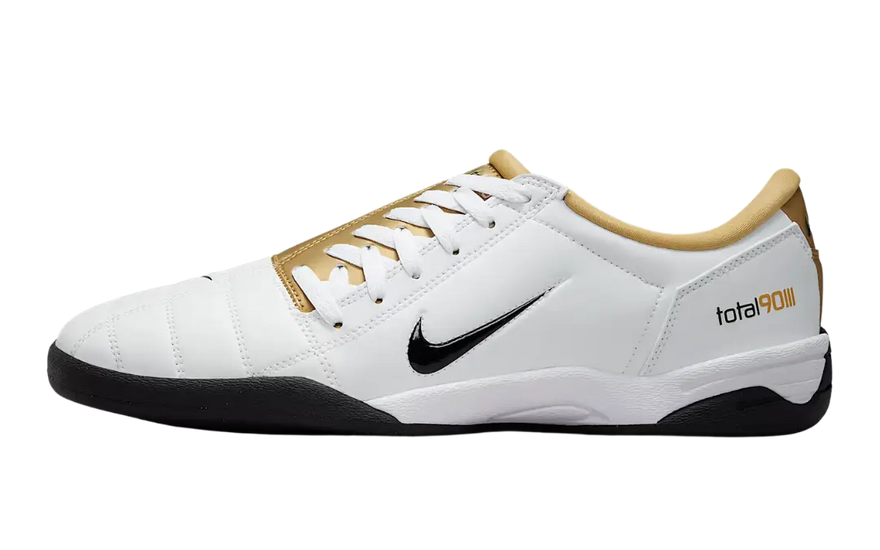 Nike Total 90 3 SP White Metallic Gold: Stylish football boot with total control