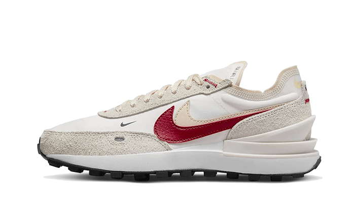Nike Waffle One SE Sail Pearl White Black Gym Red: el retro runner con doble Swoosh que sigue dominando 2026