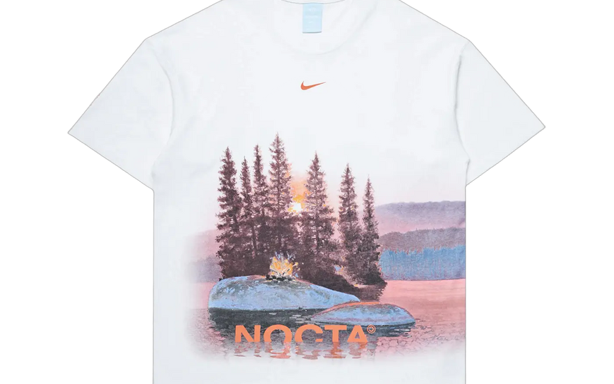 Nike x NOCTA Opal Reels Tee Hvid: den hvide t-shirt, der forvandler dit urbane look