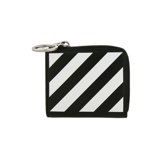 Off-White Diagonal Stripe Zip Wallet Black/White: la cartera con el ADN de Virgil Abloh que combina con todo