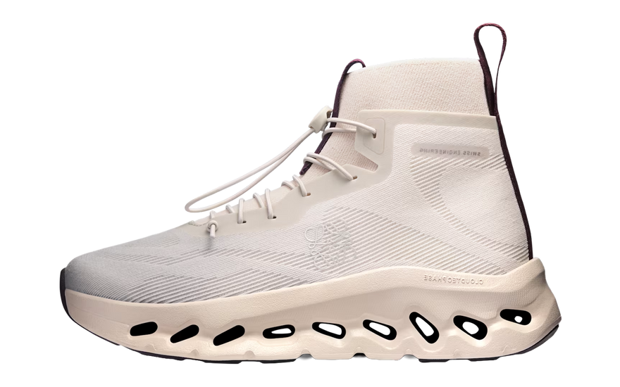 On Running Cloudtilt Hi LOEWE Sand Oatmeal Plum: la zapatilla alta que transforma tu paso