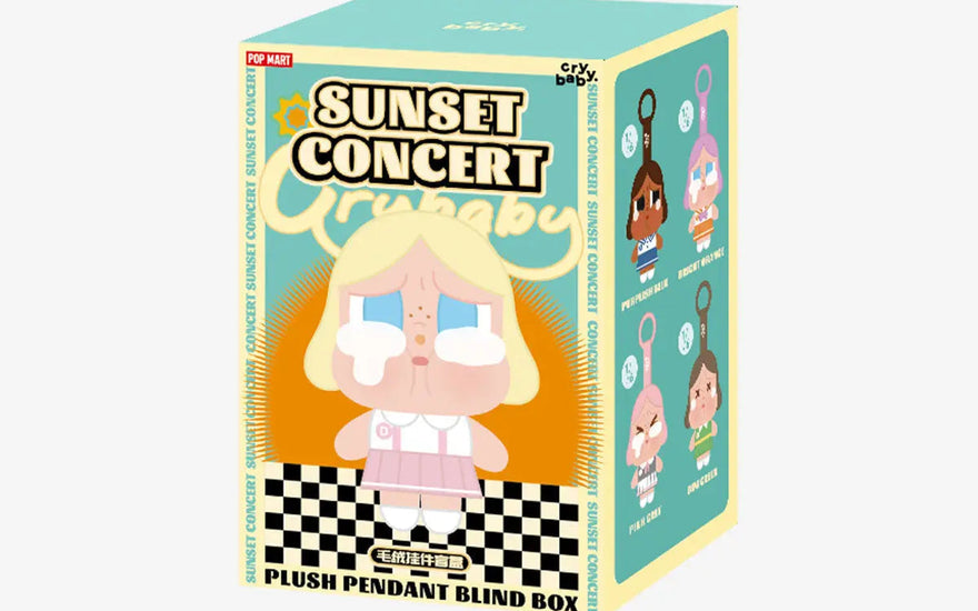 Pop Mart CRYBABY Sunset Concert Series Plush Pendant Blind Box: The plush pendant your collection needs