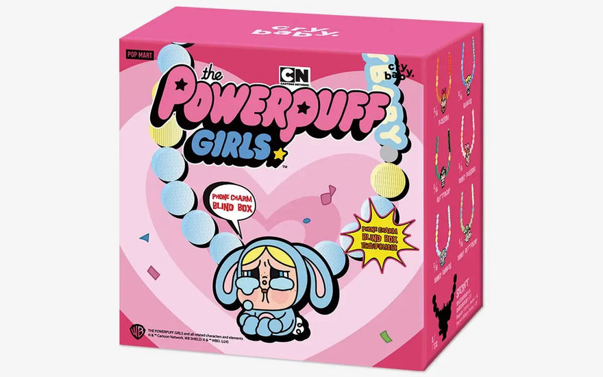 Pop Mart CRYBABY x Powerpuff Girls Serie Telefonanhänger Blind Box: Kawaii, Nostalgie und Überraschungs-Unboxing
