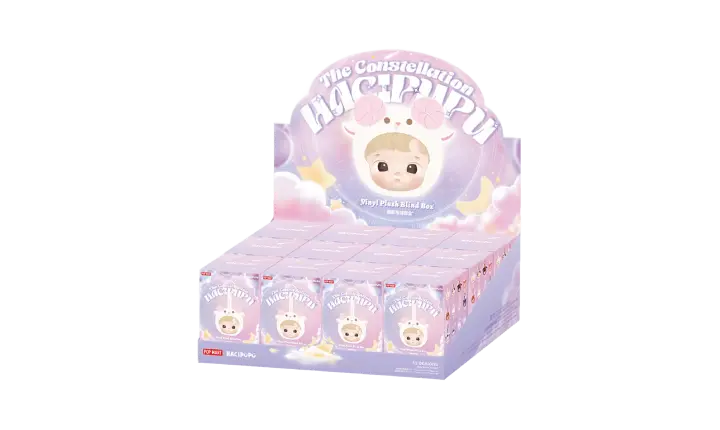 Pop Mart Hacipupu The Constellation Series Vinyl Plush (12 Blind Box) — Starry Collection and Surprise