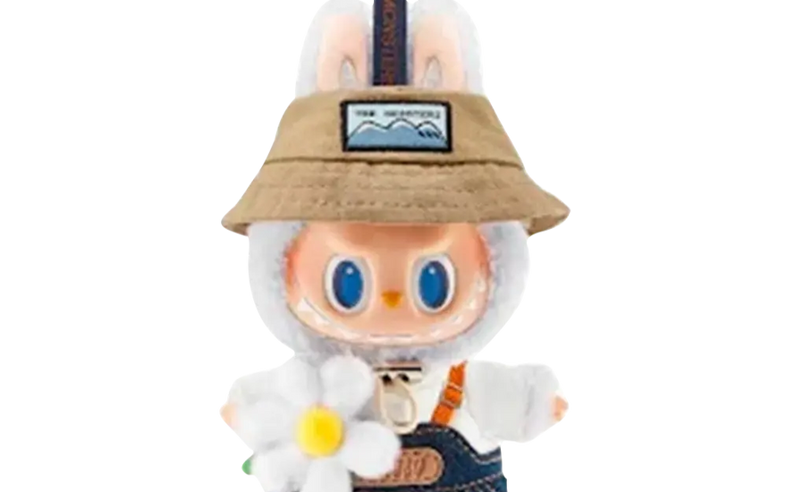 Pop Mart Labubu The Monsters Fall In Wild Vinyl Plush Doll Pendant Keychain — Trendy plush keychain for your bag