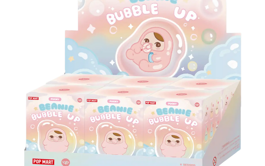 Pop Mart Pucky Beanie Bubble Up Series (6 Blind Box) — Descubre la colección sorpresa