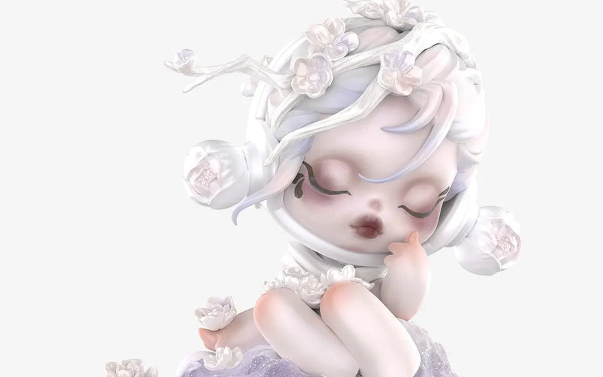 Pop Mart SKULLPANDA Série figurek Ink Plum Blossom Blind Box — Temné a roztomilé sběratelství