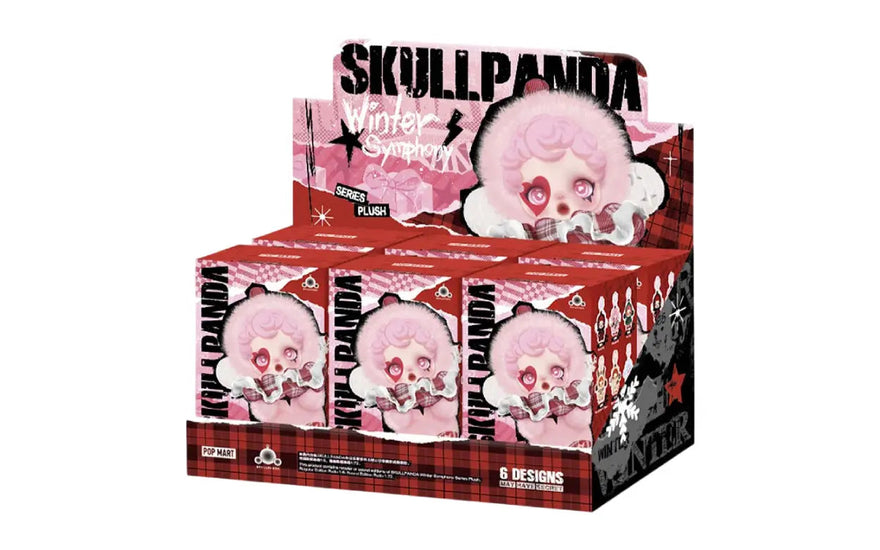 Pop Mart Skullpanda Zimowa Symfonia Seria Winylowa Maska Pluszowa Ślepa Skrzynka — Niezbędna kolekcjonerska maskotka tej zimy