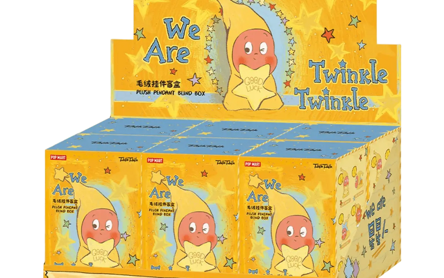 Pop Mart Seria Pluszowych Zawieszek Twinkle Twinkle (6 pudełek niespodzianek) — Kolekcja, która rozświetli Twój kanał
