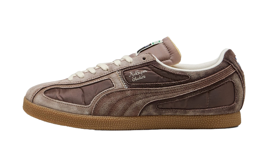 Puma Brasil KidSuper Panels Espresso Brown: la zapatilla de archivo que KidSuper convirtió en obra de arte
