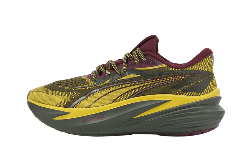 Puma MagMax Nitro 2 Fresh Pear Dark Olive: Zapatillas running con NITRO y estilo Fresh Pear