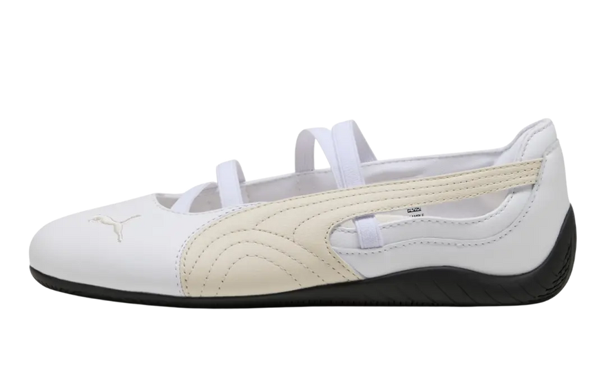 Puma Speedcat Ballet White Alpine Snow — Minimalist white sneakers with style and comfort