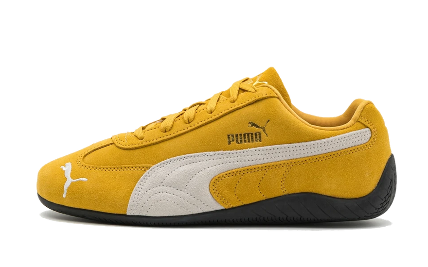 Puma Speedcat OG Archive Gold White - zapatillas retro blancas con toques dorados
