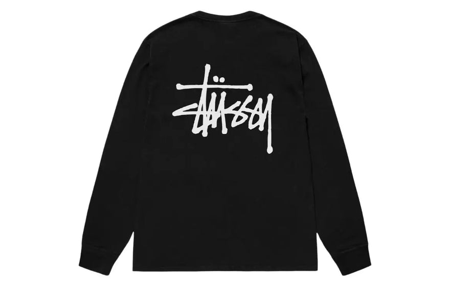 Stussy Basic L/S Tee Black — The black shirt that every streetwear needs