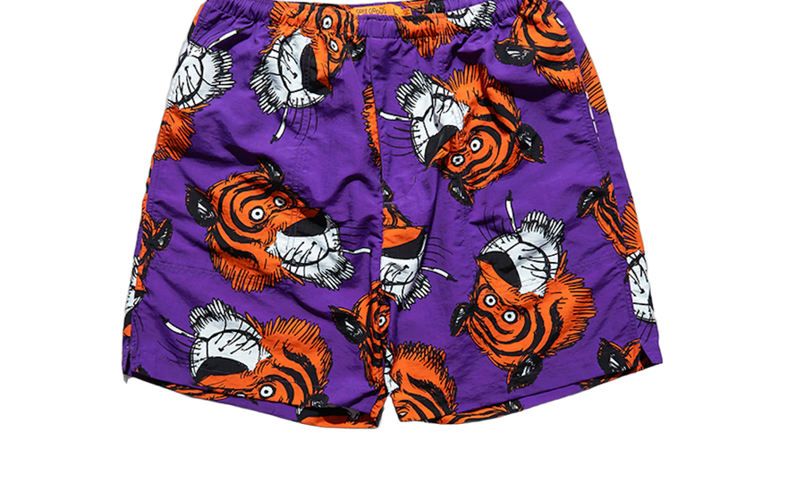 SOULGOODS All Over Tiger Beach Shorts Purple: el short de baño con más carácter del verano 2026