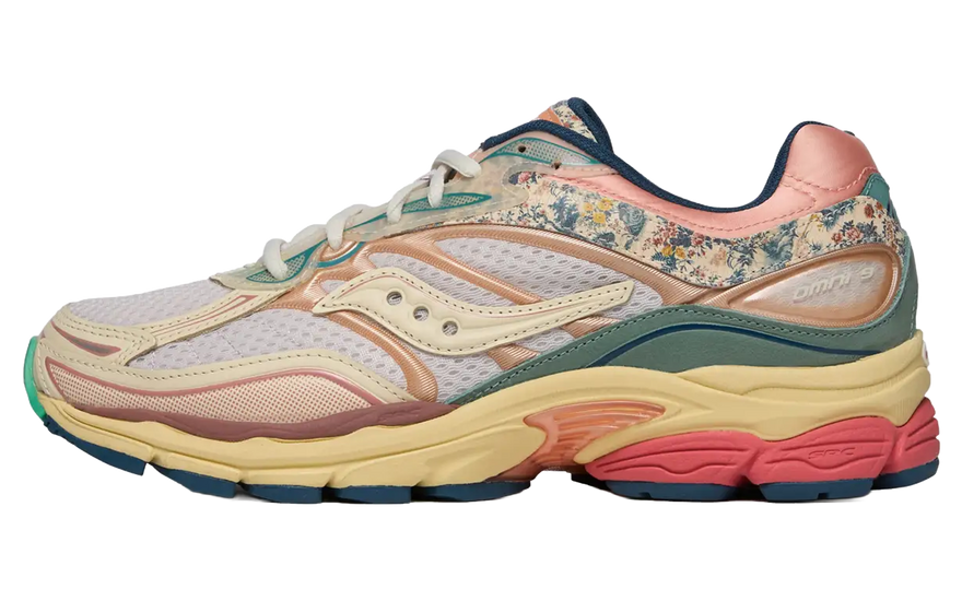 Saucony ProGrid Omni 9 Floral Beige Blue: la dad shoe con estampado que arrasa en 2026