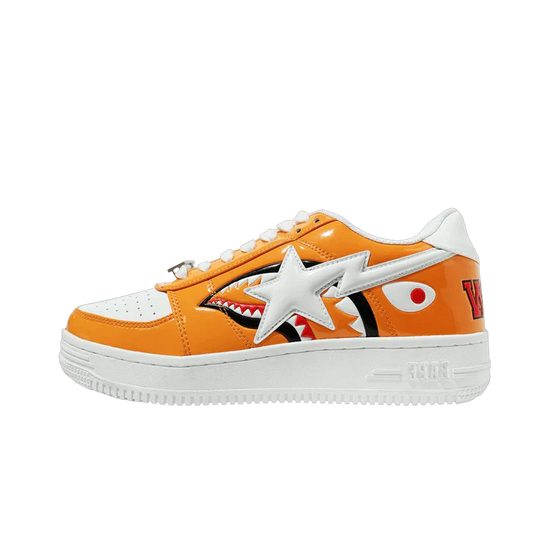 A Bathing Ape Bape Sta Low Color Block Shark Orange: El golpe de color que necesitas