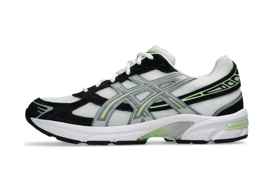 ASICS Gel-1130 White Sheet Rock Green: estilo retro con amortiguación GEL para el día a día