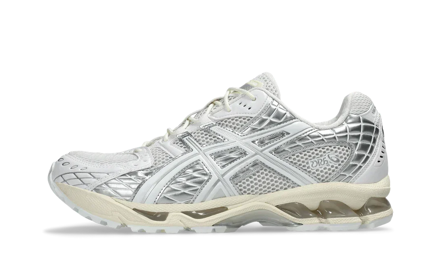 ASICS Gel-Nimbus 10.1 White Pure Silver — Amortiguación GEL para kilómetros