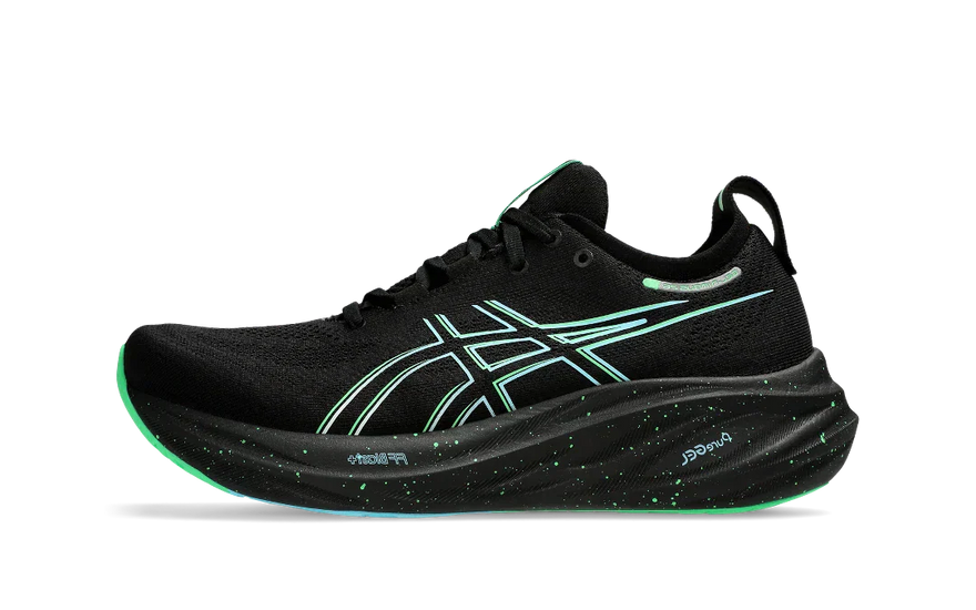 ASICS Gel-Nimbus 26 Black Soothing Sea — Superior cushioning for long runs