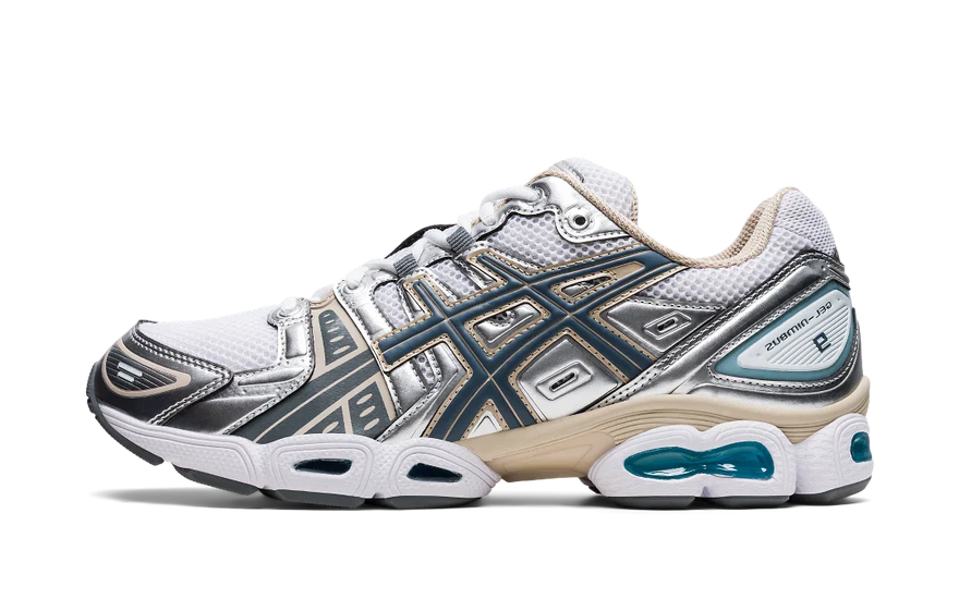 ASICS Gel-Nimbus 9 White Steel Grey — Comfort and Cushioning for Every Kilometer