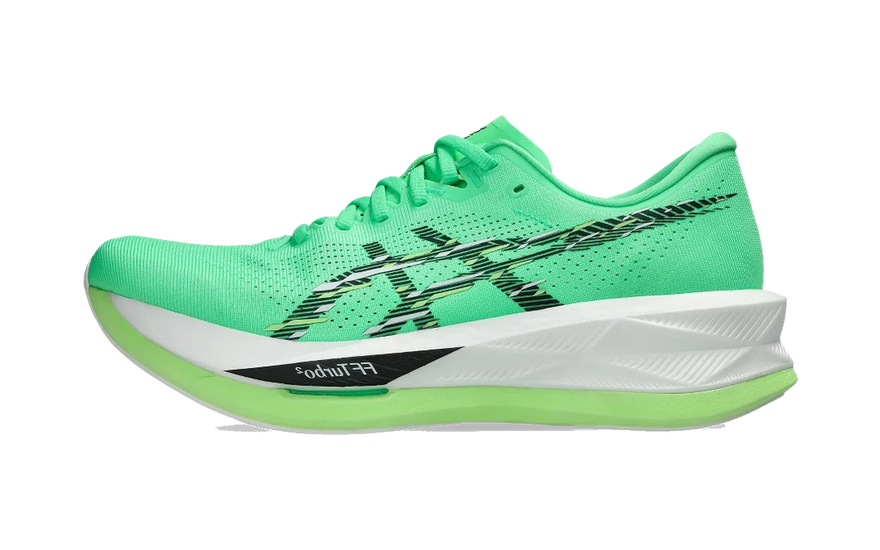 ASICS Sonicblast Vital Green Black: el supertrainer con placa Pebax que sirve para entrenar y competir
