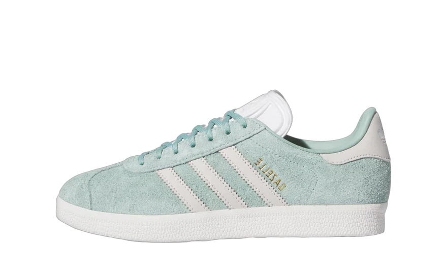 Adidas Gazelle Hazy Green Off White Cloud White — Κλασική Gazelle ανανεωμένη για το καθημερινό σου στυλ