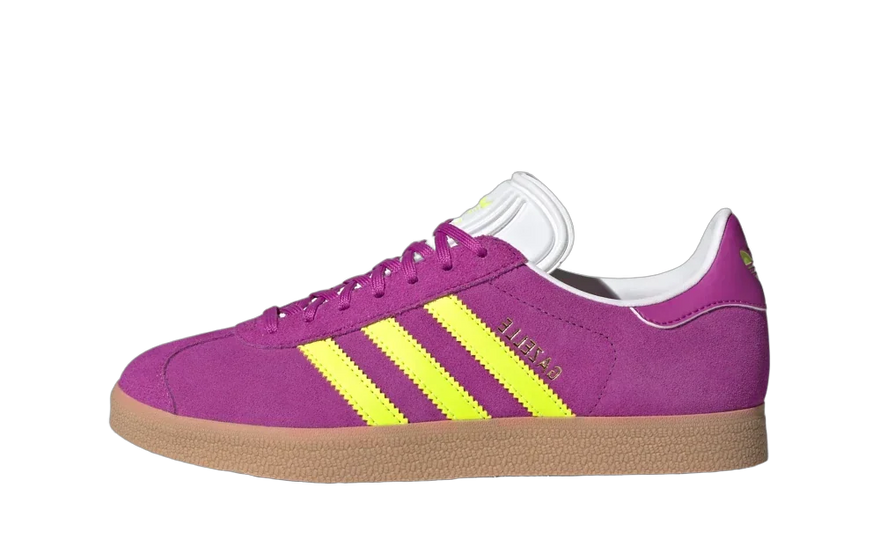 Adidas Gazelle Purple Burst Solar Yellow: den lilla drejning, du har brug for
