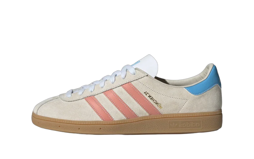 Adidas Munchen 24 Wonder Clay Semi Blue Burst: retro con ante premium y toque azul