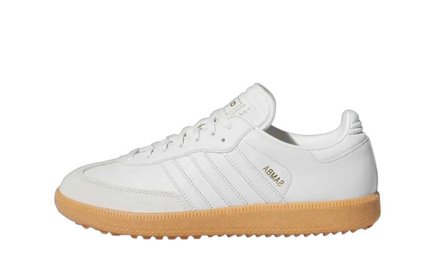 Adidas Samba Golf Crystal White Gum — clásico renovado para el green y la calle