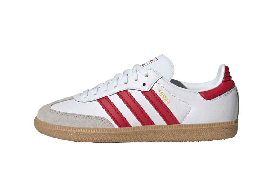 Adidas Samba OG Cloud White Better Scarlet Gum: la Samba roja que domina el street style en 2026