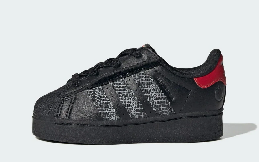 Adidas Superstar LED Lights Comfort Closure Core Black Red (TD): la Superstar que se enciende en cada paso