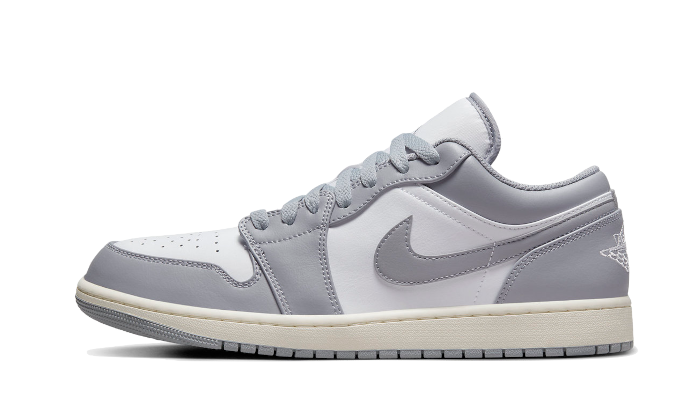 Air Jordan 1 Low Vintage Grey — Low retro en piel premium para tu streetwear