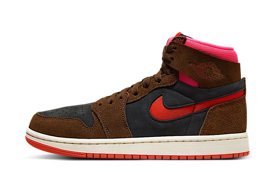 Air Jordan 1 High Zoom Air CMFT 2 Cacao Wow Picante Red: estilo icónico con confort Zoom