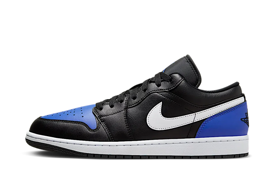 Air Jordan 1 Low Black Royal Toe — Estilo urbano y presencia icónica