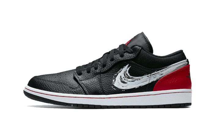 Air Jordan 1 Low Brushstroke Swoosh Black: la sneaker negra que redefine el streetwear
