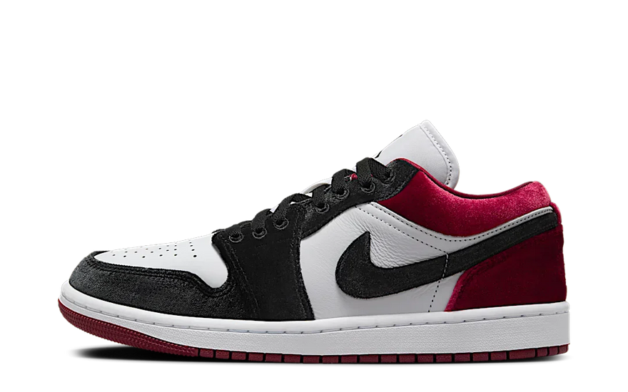 Air Jordan 1 Low SE Velvet Black Toe: Terciopelo, Estilo Black Toe y Comodidad Urbana
