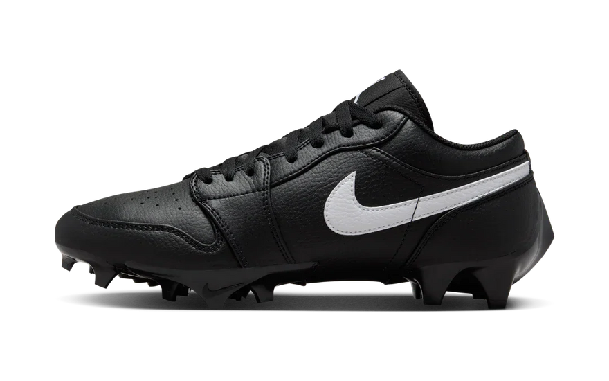 Air Jordan 1 Low TD Cleat Black White: Urban style and performance for kids