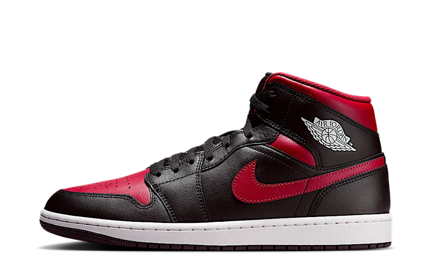Air Jordan 1 Mid Bred Twist: the classic Bred with a modern twist