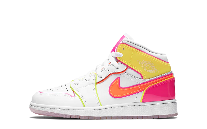 Air Jordan 1 Mid Edge Glow: bordes luminiscentes que reinventan el streetwear