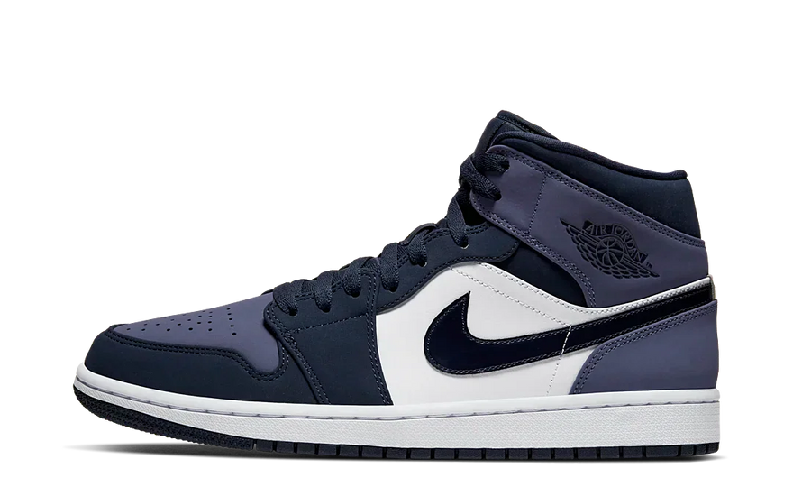 Air Jordan 1 Mid Obsidian Sanded Purple: The premium twist on the urban icon