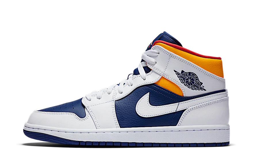 Air Jordan 1 Mid Royal Blue Laser Orange: the colorful twist your rotation needs